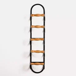 Kirklands Home Wall Storage|Metal and Wood Tiered Multi-Use Wall Rack