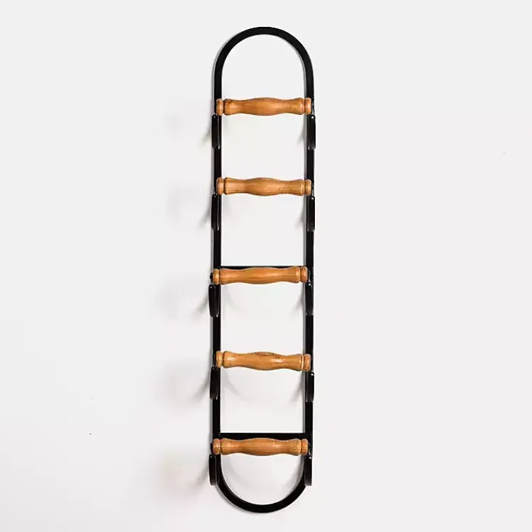 Kirklands Home Wall Storage|Metal and Wood Tiered Multi-Use Wall Rack