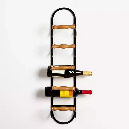 Kirklands Home Wall Storage|Metal and Wood Tiered Multi-Use Wall Rack