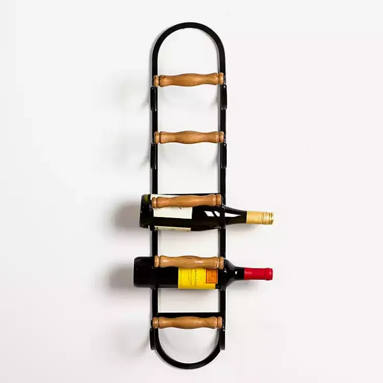 Kirklands Home Wall Storage|Metal and Wood Tiered Multi-Use Wall Rack