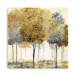 Kirklands Home Canvas Art|Metallic Forest I Canvas Art Print, 40x40 in.
