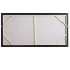 Kirklands Home Canvas Art|Metallic Abstract Field Framed Canvas Print Gold