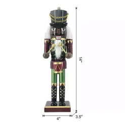 Outlet Metallic Nutcracker Drummer Figurine Christmas Decorations