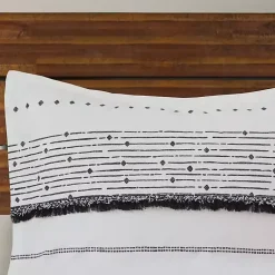 Kirklands Home Comforters|Mia White Striped 3-pc. King Comforter Set