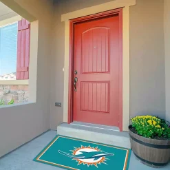 Kirklands Home Area Rugs|Miami Dolphins Area Rug, 3x4 Blue