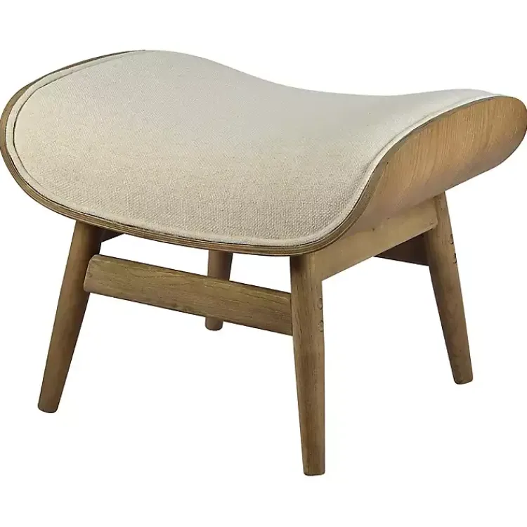 Kirklands Home Benches & Ottomans|Mid-Century Modern Saddle Seat Ottoman
