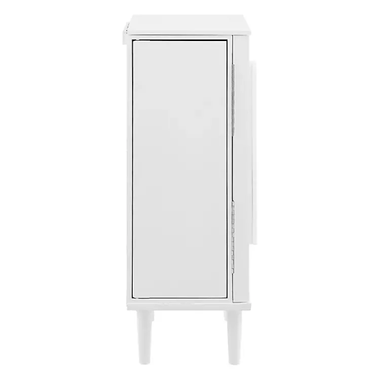 Kirklands Home Armoires|Mid-Century Modern Jewelry Armoire White