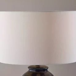 Kirklands Home Table Lamps|Midnight Ribbed Alexis Table Lamp Blue