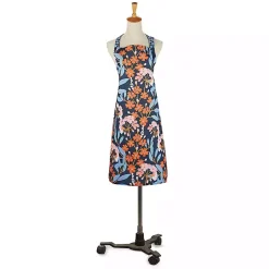 Kirklands Home Kitchen Accessories|Midnight Floral Bistro Apron