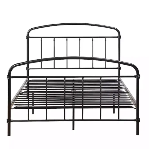 Kirklands Home Beds & Headboards|Midnight Vintage Arch Full Bed Frame Black