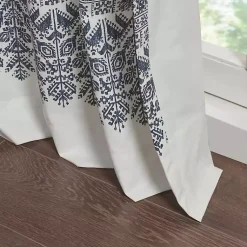 Kirklands Home Curtains & Drapes|Mila Horizontal Stripe Curtain Panel, 84 in. Blue