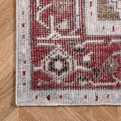 Kirklands Home Area Rugs|Miley Traditional Medallion Washable Area Rug, 4x6