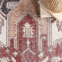 Kirklands Home Area Rugs|Miley Traditional Medallion Washable Area Rug, 4x6