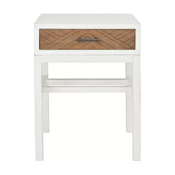 Kirklands Home Accent & End Tables|Milo Honey Herringbone Accent Table