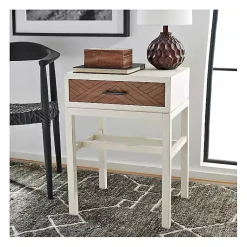 Kirklands Home Accent & End Tables|Milo Honey Herringbone Accent Table