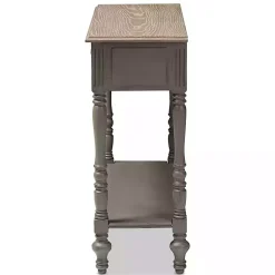 Kirklands Home Console Tables|Mindi Wood Rustic Farmhouse Console Table Gray