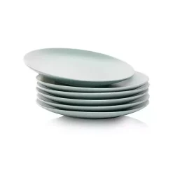 Kirklands Home Dinnerware|Mineral Classic Coupe Salad Plates, Set of 6 Blue
