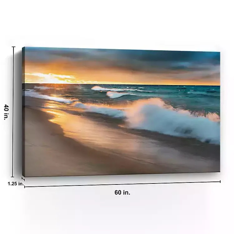 Kirklands Home Canvas Art|Miners Beach Light Canvas Art Print, 60x40 in.