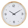Kirklands Home Clocks|Minimalist Wood Frame Wall Clock