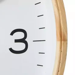 Kirklands Home Clocks|Minimalist Wood Frame Wall Clock