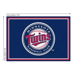 Kirklands Home Area Rugs|Minnesota Twins Spirit Rug, 3x4