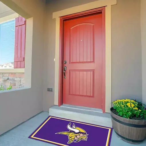 Kirklands Home Area Rugs|Minnesota Vikings Area Rug, 3x4 Purple