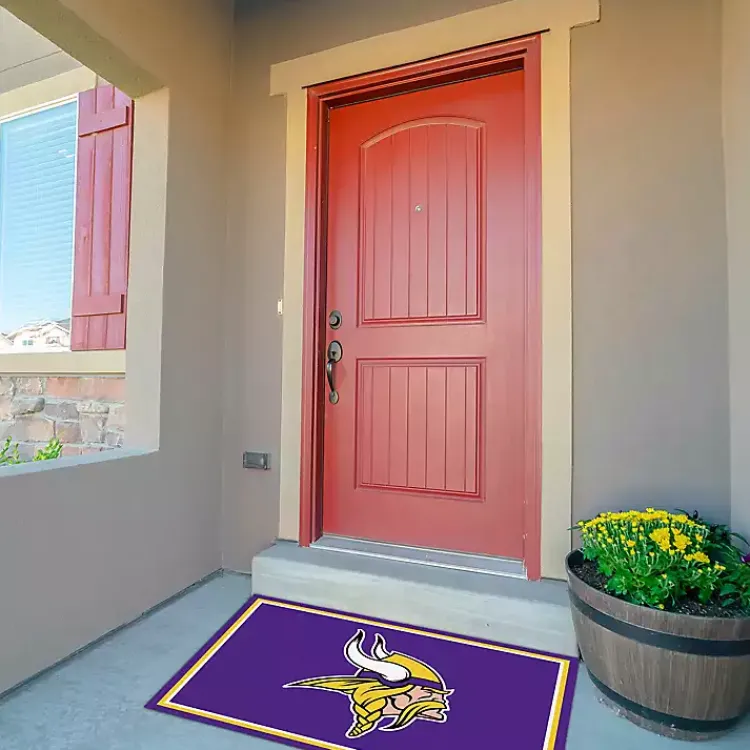 Kirklands Home Area Rugs|Minnesota Vikings Area Rug, 3x4 Purple