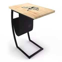 Kirklands Home Accent & End Tables|Minnesota Vikings Wood C-Table Tan
