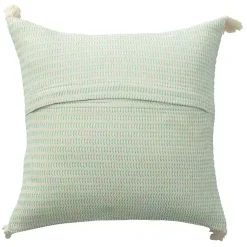 Outlet Mint Trapeze Organic Cotton Throw Pillow Pillows