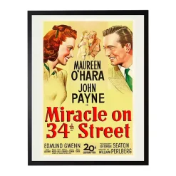Discount Miracle on 34th Street Framed Print Christmas Art & Wall Decor