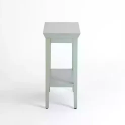 Kirklands Home Accent & End Tables|Mist Wood Marlee Side Table Blue