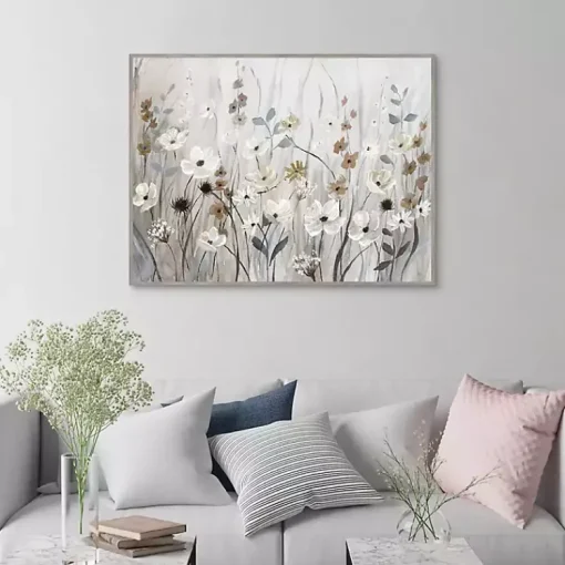 Kirklands Home Framed Art|Misty Meadow Framed Canvas Art Print