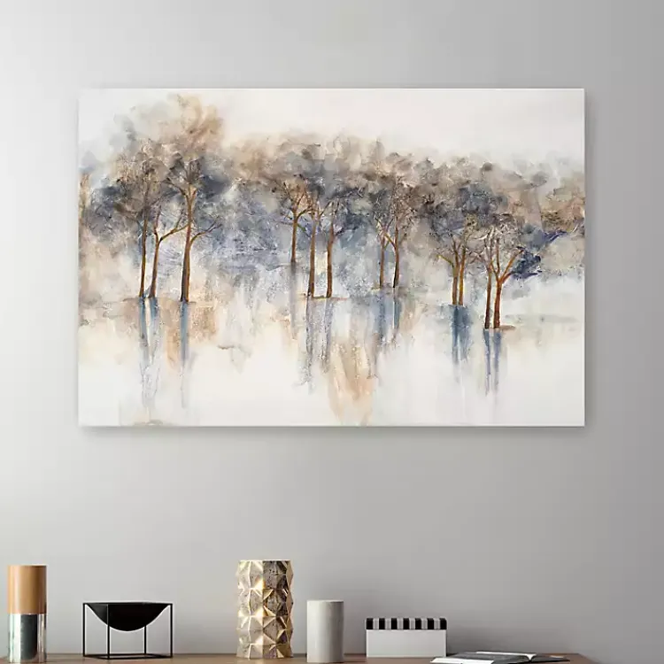 Kirklands Home Canvas Art|Misty Woods I Abstract Canvas Art Print