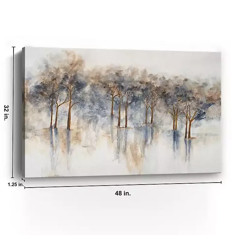 Kirklands Home Canvas Art|Misty Woods I Abstract Canvas Art Print