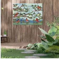 Kirklands Home Outdoor Wall Decor|Mixed Company Outside Canvas Art Print