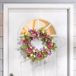 Sale Mixed Floral and Easter Egg Wreath Easter Decorations
