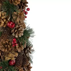 Online Mixed Foliage and Apple Cone Christmas Tree Christmas Decorations