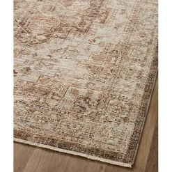 Kirklands Home Area Rugs|Mocha and Cream Sorrento Area Rug, 7x10