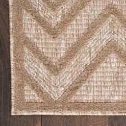 Kirklands Home Outdoor Rugs|Mocha Diamond Outdoor Area Rug, 6x9
