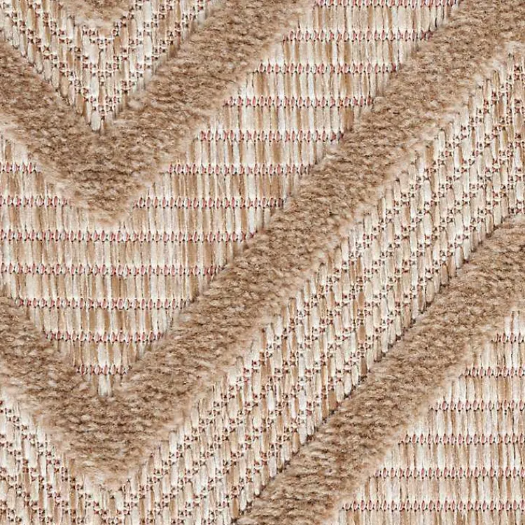 Kirklands Home Outdoor Rugs|Mocha Diamond Outdoor Area Rug, 6x9