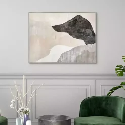 Kirklands Home Canvas Art|Modern Landscape Framed Canvas Art Print Gray