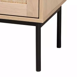 Kirklands Home Cabinets & Sideboards|Modern Natural Wood Rat Cabinet Tan