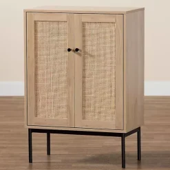 Kirklands Home Cabinets & Sideboards|Modern Natural Wood Rat Cabinet Tan