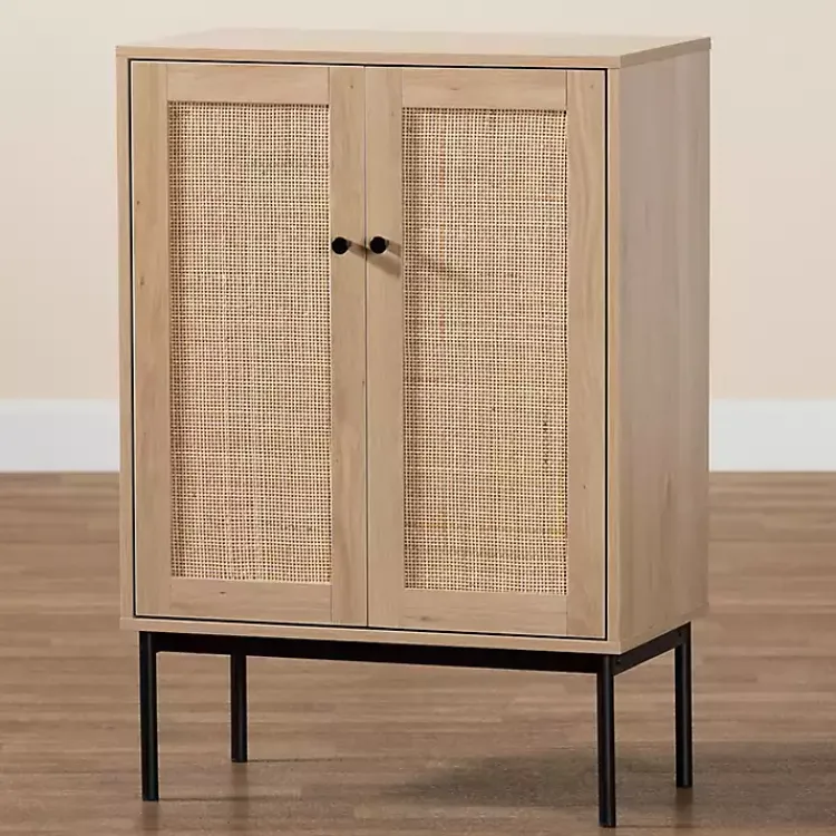 Kirklands Home Cabinets & Sideboards|Modern Natural Wood Rat Cabinet Tan