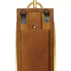 Clearance Modern Warm Wood and Gold Sconce Sconces