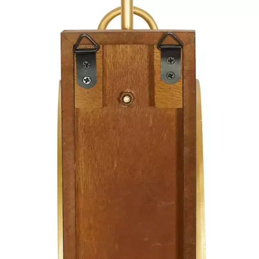 Clearance Modern Warm Wood and Gold Sconce Sconces