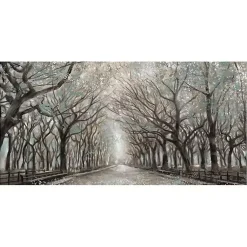 Kirklands Home Canvas Art|Momentary Quiet Platinum Panel Canvas Art Print Multi