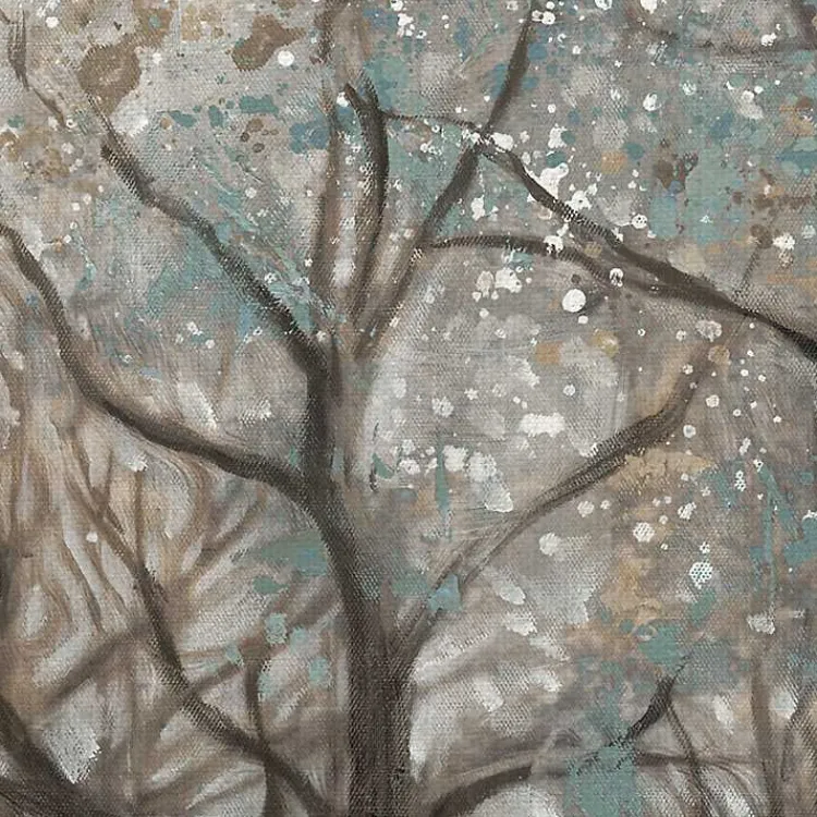 Kirklands Home Canvas Art|Momentary Quiet Platinum Panel Canvas Art Print Multi