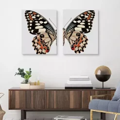 Kirklands Home Canvas Art|Monarch Butterfly I & II Canvas Prints, Set of 2