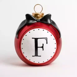 Sale Monogram F Outdoor Christmas Ornament Monogram Seasonal Decor